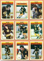 1982 OPC Boston Bruins Team Lot Ray Bourque Brad Park Terry O&#39;Reilly R Middleton - £31.56 GBP