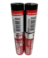 2x NYC 472 Coral To The Max Big Bold Plumping Lip Gloss NEW SEALED - $15.84