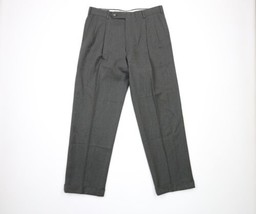 Vtg 60s Brooks Brothers Mens 36x31 Wool Pleated Cuffed Wide Leg Pants Gr... - $138.55