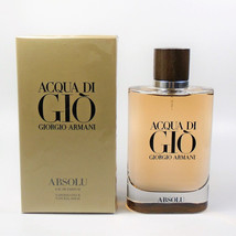 Acqua Di Gio ABSOLU by Giorgio Armani 4.2 oz 125 ml Eau de Parfum EDP Men SEALED - £170.24 GBP