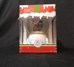 2006 Disney Store Mickey and Minnie Sledding Snowglobe  NIB - £13.24 GBP