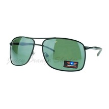 Air Force Men&#39;s Sunglasses Rectangular Metal Frame Spring Hinge - £8.74 GBP