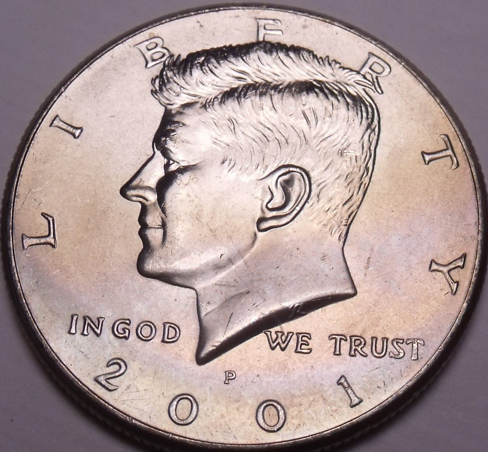 United States Unc 2001-P Kennedy Half Dollar~Free Shipping - £2.56 GBP