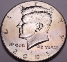 United States Unc 2001-P Kennedy Half Dollar~Free Shipping - $3.22