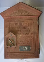 Antique Gamewell Cast Iron Instructional Door Fire Alarm Box Working - £425.94 GBP