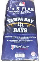 Tampa Bay Rays Flag Racing 3&#39; x 5&#39; MLB Baseball New - £19.55 GBP