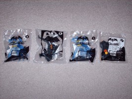 Lot Of 4 McDonald&#39;s Happy Meal Batman Figures Batmobile Toys - £11.05 GBP