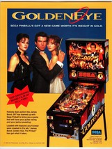 James Bond Golden Eye 007 Pinball FLYER Original 1995 Game Promo Artwork... - $26.60