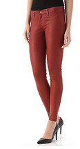 J BRAND Womens Leggings Super Skinny Rose Coat Red Size 28W 901J601 - £24.84 GBP