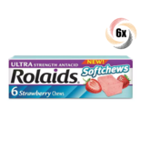 6x Rolls Rolaids Ultra Strength Antacid Strawberry Flavor Softchews | 6 ... - €17,32 EUR