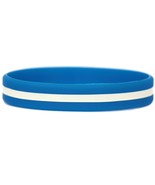 1 BLUE WRISTBAND with Thin White Line for Emergency Medical Services - $13.42 CAD