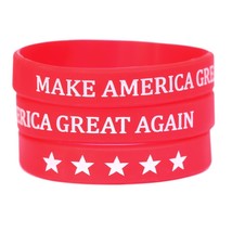 Three Make America Great Again Wristbands - £3.06 GBP