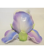 Tealight Holder Iris Floral Ceramic 2 Piece Set - $19.99