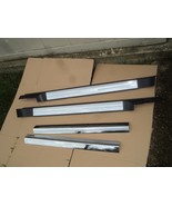 MERCEDES CL500 COUPE  LEFT RIGHT INNER OUTER SIDE DOOR CHROME SILL SCUFF... - $251.28 CAD