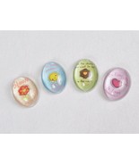 Inspirational Memo Magnets ~ Set of 4, Domed Acrylic w/Embedded Charms ~... - £7.78 GBP