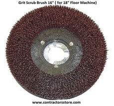 Terrazzo Floors Grit Scrub Brush 16&quot; ( for 18&quot; Floor Machine)  - $273.00