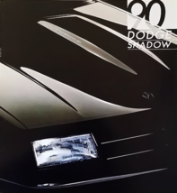 1990 Dodge SHADOW sales brochure catalog US 90 ES - £4.71 GBP