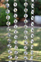 5 Metre Hanging Beaded Garland Wedding Table Centrepiece Decoration Shabby Chic - £12.79 GBP