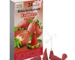 Knox Strawberry Scent German Incense Cones Made in Germany Pack of 24 Cones - $11.98