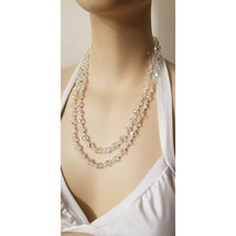 Vintage Aurora Borealis 2 Strand Necklace - $547.32 MXN