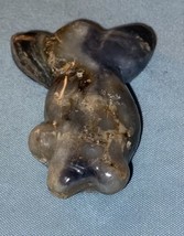 Koi Fish Shaped Crystal Stone Jasper Blue Gray Brown Polished 1.75” H x ... - £7.43 GBP