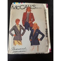 McCall&#39;s Misses Jacket Sewing Pattern Sz 18 7263 - Uncut - $10.88