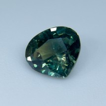 Natural Green Sapphire | Pear Cut | 6.25x5.66 mm | 1.03 Carat | Loose Sapphire | - £527.74 GBP