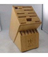 J.A. Henckels International 16 Slot Wood Knife Block 19622-C-100 Authentic - $19.77 CAD