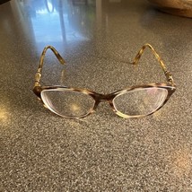 VERSACE MOD.3175 967 Italy Brown Tortoise/Gold 52-16-140 Eyeglasses FRAM... - $28.81