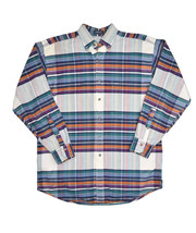 Vintage Gant Salty Dog Flannel Shirt Mens M Plaid Multicolor Long Sleeve - £16.34 GBP