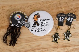 Nfl Football Apparel Pittsburgh Steelers Troy Polamalu Beware The Hair Jewelry - £13.36 GBP