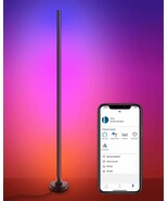 LED Floor Lamp, Corner Light Lamp RGB+ White Modern Smart Compatible wit... - $75.41 CAD