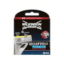 Wilkinson Sword Quattro Titanium Precision Razor Blades - Pack of 8  - $24.00