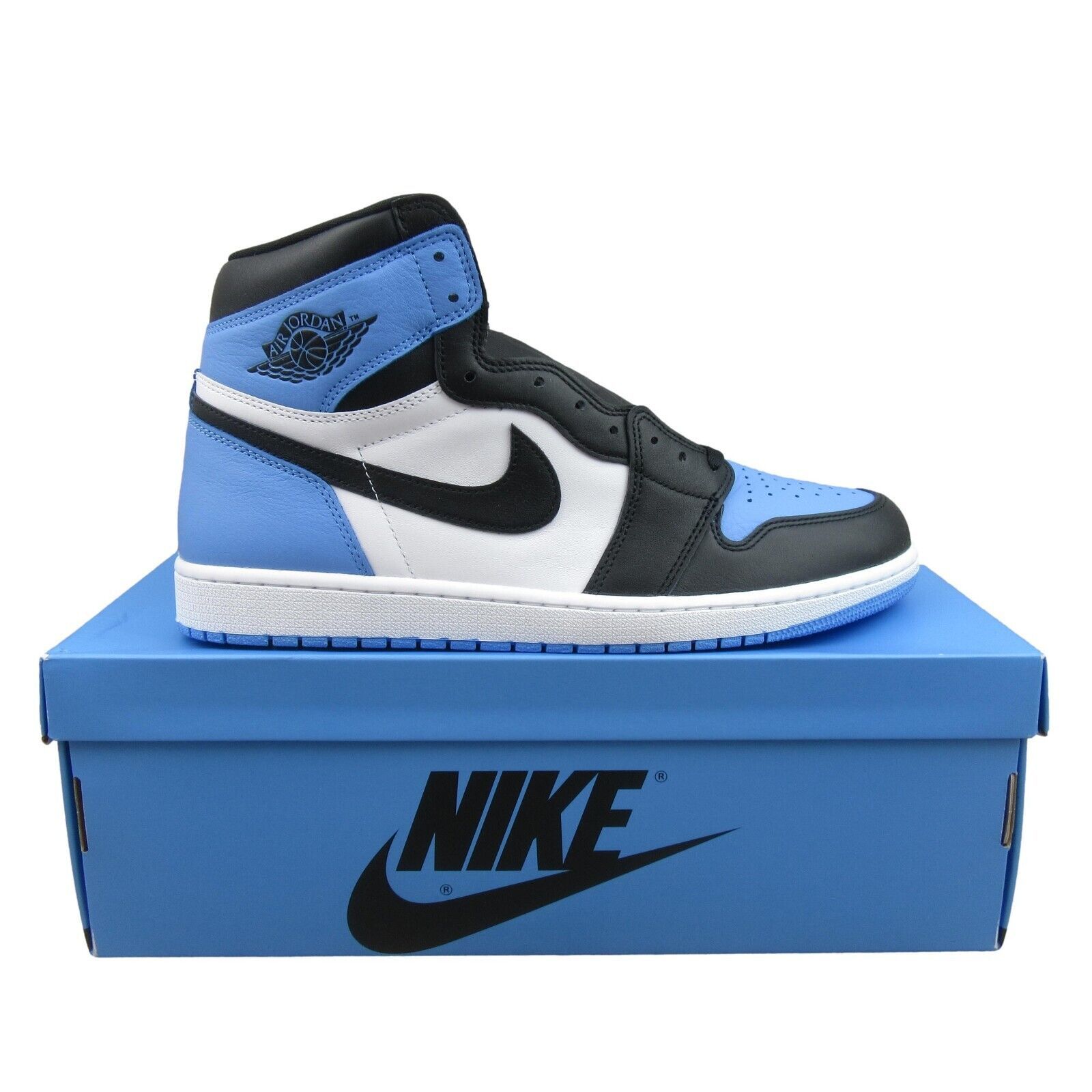 Air Jordan 1 Retro High OG UNC Men&#39; Size 13 University Blue Black NEW DZ... - $224.95