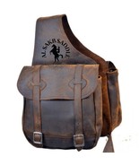 Heavy Duty  Western Saddle Leather Bags. Tooled And Antique Bags With Fr... - $264.00