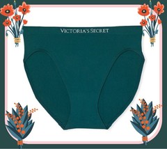 Xl Green Seamless No Show Full Cover Victorias Secret High Leg Waist Brief Panty - £8.64 GBP
