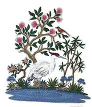 Nature Weaved in Threads, Amazing Birds Kingdom [Crane in Pond] [Custom and Uniq - £17.53 GBP