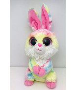 Ty LOLLIPOP -Pastel Tie-Dyed Swirls Easter Rabbit 10” Beanie Boo Buddy! ... - £19.88 GBP