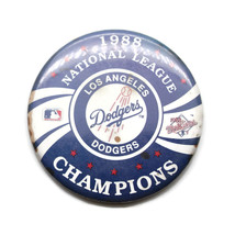 Los Angeles Dodgers 1988 MLB Baseball National League Champions Button 3... - £5.98 GBP