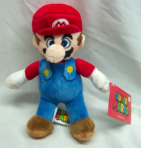 Nintendo Super Mario Bros. Soft Mario 8&quot; Plush Stuffed Animal Toy New w/ Tag - £13.05 GBP