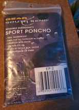 NIOP Gear South Bend Sport Poncho Reusable Emergency Orange Waterproof O... - $167.57 MXN
