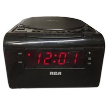 Vtg RCA CD Alarm Clock Radio Intertek Battery Backup RC5610-A Tested &amp; Works - £18.43 GBP