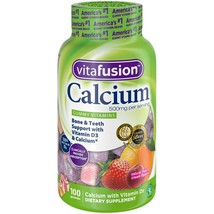 Vitafusion Calcium Supplement Gummy Vitamins, 100 CT..+ - £20.89 GBP