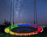 700Lbs 40 Inch Saucer Tree Swing For Kids Adults Outdoor With Led Lights... - $152.99