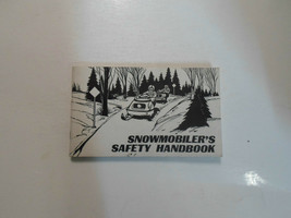 1974 Snowmobilers Safety Handbook Manual FACTORY OEM BOOK 74 - £15.04 GBP