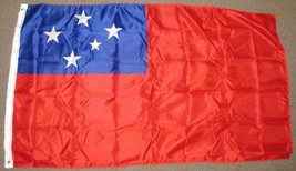Western Samoa Flag 3X5 Feet Banner Sign South Pacific Samoan 3&#39;X5&#39; New 100D - £10.14 GBP