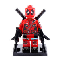 Deadpool Marvel Universe Super Heroes Lego Compatible Minifigure Bricks Toys - £2.33 GBP