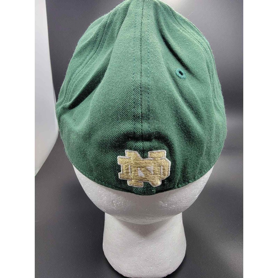 adidas Notre Dame Shamrock Hat Fitted 7-3/8 Green Cap Hat Item image 5