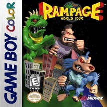 Rampage World Tour - Nintendo Game Boy Color GBC NGBC Video Game  - £60.41 GBP