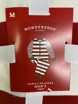 Wondershop Mens Medium Striped 1 Piece Family Sleep Sleepwear Christmas ... - £19.46 GBP